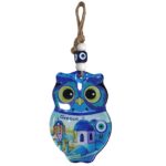 Γούρι Κουκουβάγια Greece με Μάτι & Νησί 24x13x9cm Homie 116934 - Image 2