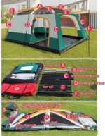 Σκηνή Camping - Δίχωρη - YB3045 - 3.1x2.2x1.9m - 960071 - Image 3