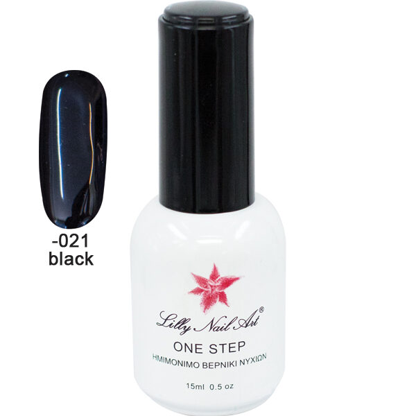 Ημιμόνιμο μανό one step 15ml - Black