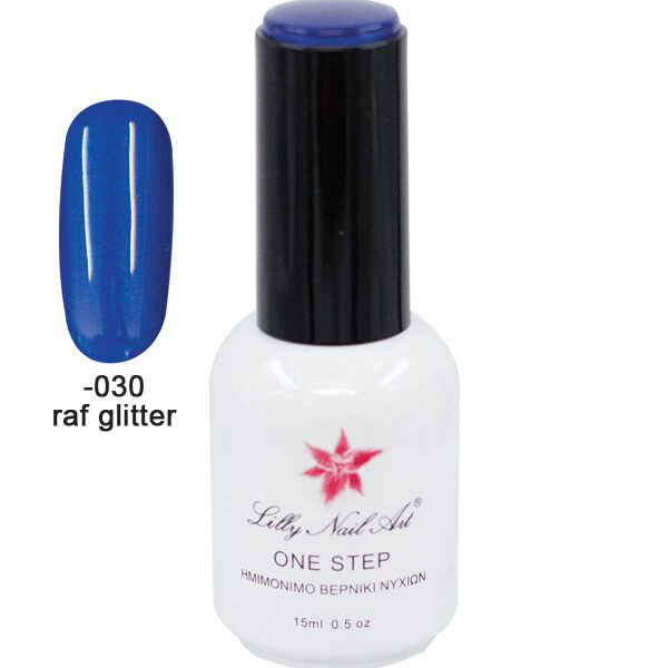Ημιμόνιμο μανό one step 15ml - Raf glitter