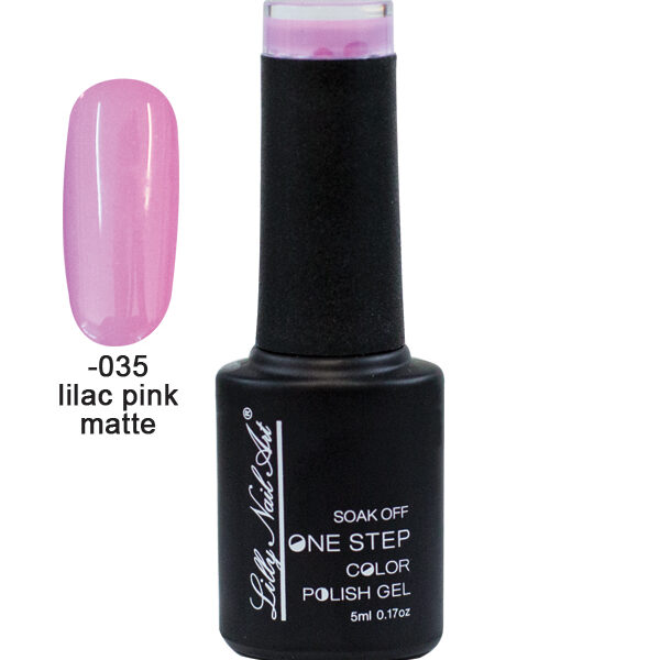 Ημιμόνιμο μανό one step 5ml - Lilac pink matte