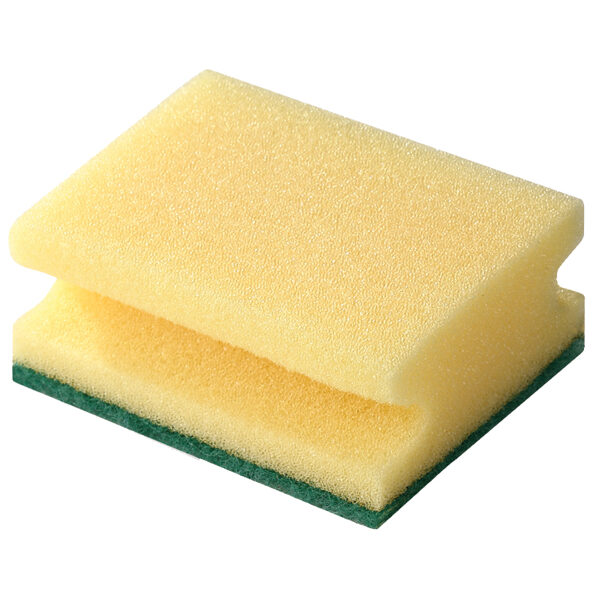 Σετ 2 σφουγγάρια κουζίνας με κανάλι