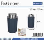 Θήκες κρεμοσάπουνου Dispenser πλαστικές - Σετ 5pcs - Blue - 21703 - Image 2