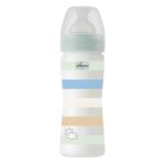 Chicco Πλαστικό Μπιμπερό Well Being Κατά των Κολικών Μπλε 250ml Για 2+ Μηνών