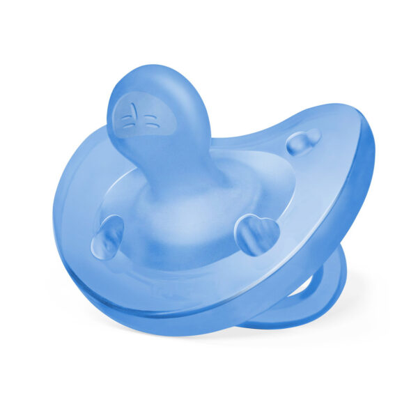 Chicco Πιπίλα Όλο Σιλικόνη PhysioForma Soft Σιέλ Για 6-16 Μηνών