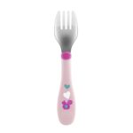 Chicco Βρεφικό Σετ Πιρούνι - Κουτάλι Ροζ Για 18+ Μηνών - Image 2