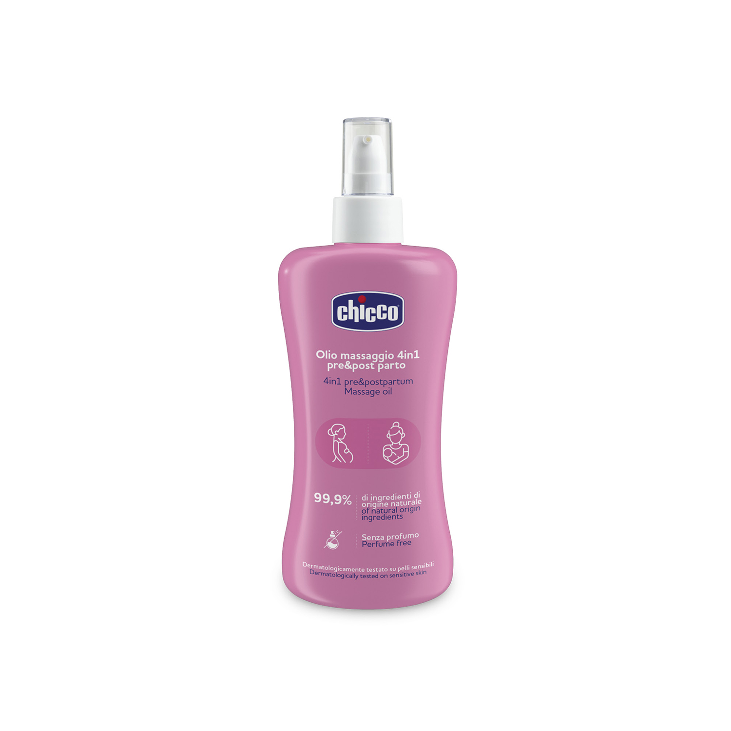 J63-02256-50-684c1ccab9057162f63192e3_1749819666 Chicco Λάδι για Μασάζ 4 σε 1 - Για Πριν και Μετά τη Γέννα - Image 1