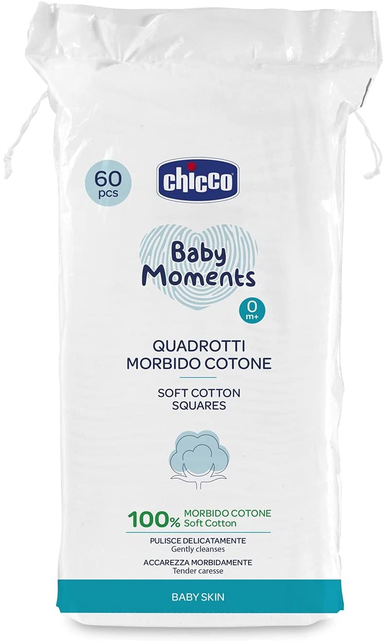 L601060900-67c4801d317b243ff007ec16_1740932246 Chicco Μαντηλάκια Baby Moments Από Μαλακό Βαμβάκι 60τμχ - Image 1