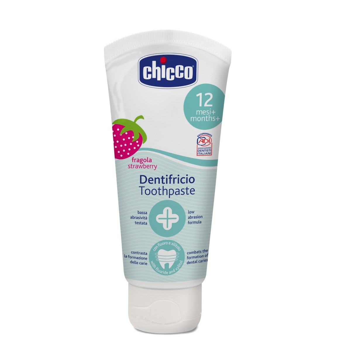 L800742900-67c47f56317b243ff007ec10_1740932247 Chicco Οδοντόκρεμα Φράουλα 50ml Με Φθόριο Για 12+ Μηνών - Image 1