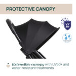Chicco Καρότσι Μωρού Urbino Μαύρο για Παιδί έως 22kg - Image 4