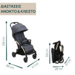 Chicco Καρότσι Μωρού Goody Xplus Dark Shadow για Παιδί έως 22kg - Image 4
