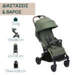 Chicco Καρότσι Μωρού Goody Xplus Twinkle Green για Παιδί έως 22kg - Image 3