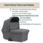 Chicco Port Bebe Flexi για Καρότσι Bellagio Black Satin - Image 3