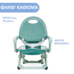 Chicco Φορητό Καρεκλάκι Φαγητού Πλαστικό για Καρέκλα Pocket Snack Sage - Image 2