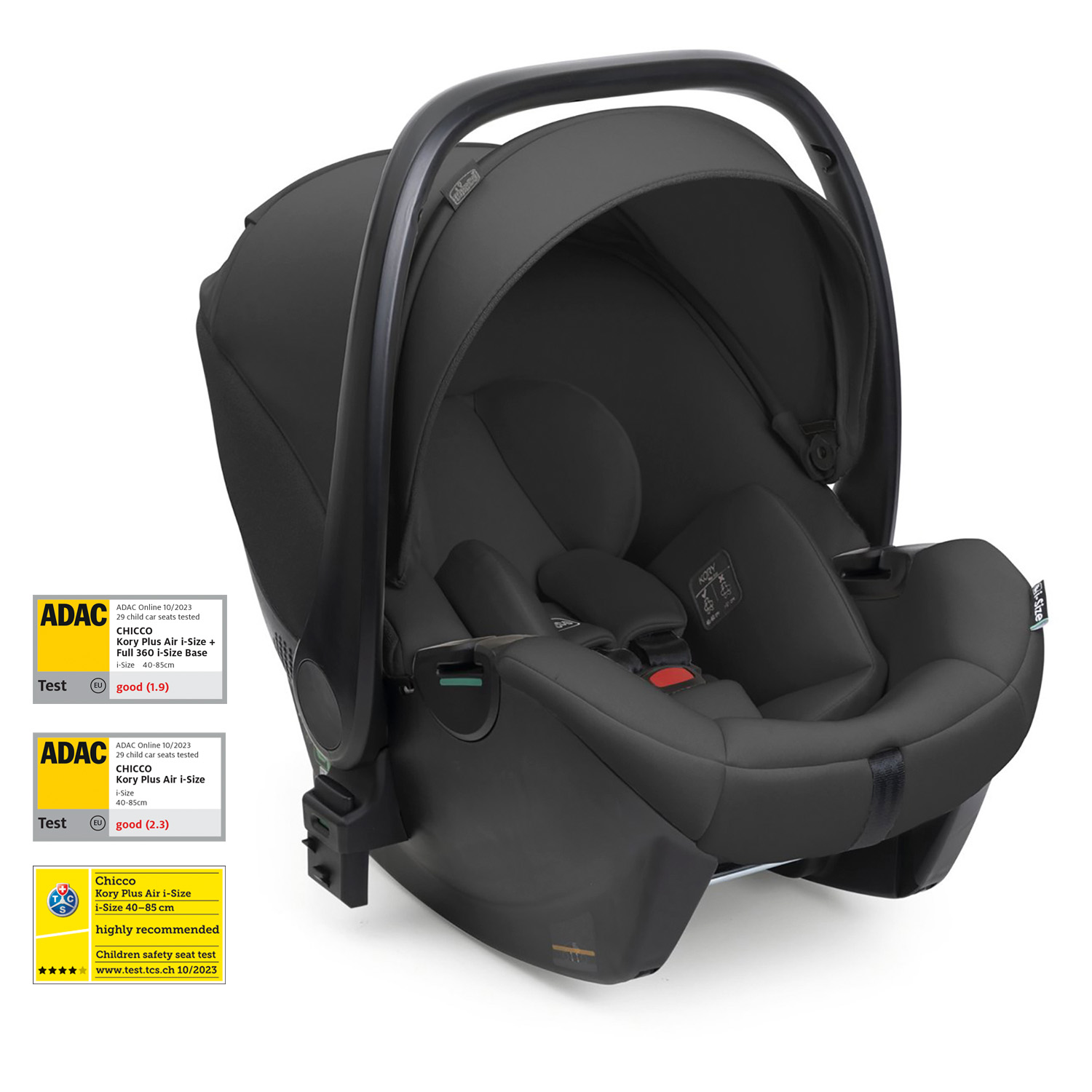 R01-87146-45-681b1e639a6303597327fd72_1747073864 Chicco Καθισματάκι Αυτοκινήτου Kory Plus i-Size για Παιδί 40-85 cm Black Satin - Image 1