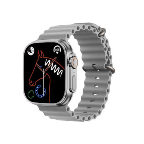 Σετ Smartwatch με 4 λουράκια - T20 UItra2 - 814208 - Grey
