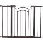 Safety 1st Πόρτα Ασφαλείας Décor Tall & Wide Καφέ 74 x 119 cm