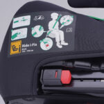 Bebe Confort Καθισματάκι Αυτοκινήτου Ride I-Fix για Παιδί 125-150 cm Black - Image 2