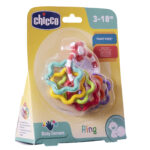 Chicco Βρεφική Κουδουνίστρα Χρωματιστοί Δακτύλιοι Για 3-18 Μηνών - Image 3