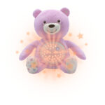 Chicco Βρεφικό Αρκουδάκι με Προβολέα Baby Bear Ροζ Για 0+