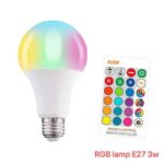 Λάμπα LED RGB - E27 - 3W - 313540 - Image 2