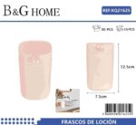 Θήκες κρεμοσάπουνου Dispenser πλαστικές - Σετ 5pcs - Light Pink - 21625 - Image 2