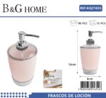 Θήκες κρεμοσάπουνου Dispenser πλαστικές - Σετ 5pcs - Light Pink - 21655 - Image 2