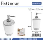 Θήκες κρεμοσάπουνου Dispenser πλαστικές - Σετ 5pcs - White - 21547 - Image 2