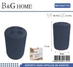 Θήκες οδοντόβουρτσας πλαστικές σε σετ 5Χ - Blue - 21722 - Image 2
