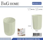 Θήκες οδοντόβουρτσας πλαστικές σε σετ 5Χ - Beige - 21573 - Image 2