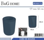 Κάδος απορριμμάτων μπάνιου πλαστικός - Blue - 21713 - Image 2