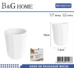 Θήκες οδοντόβουρτσας πλαστικές σε σετ 5Χ - White - 21543 - Image 2