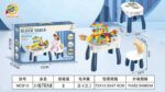 Σετ πάγκος κατασκευών DIY με τουβλάκια - MC813 - 303124 - Image 2