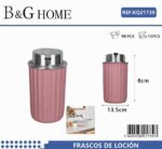 Θήκες κρεμοσάπουνου Dispenser πλαστικές - Σετ 5pcs - Pink - 21739 - Image 2