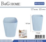 Θήκες οδοντόβουρτσας πλαστικές σε σετ 5Χ - Light Blue - 21675 - Image 2