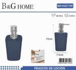 Θήκες κρεμοσάπουνου Dispenser πλαστικές - Σετ 5pcs - Blue - 21709 - Image 2