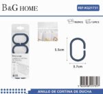 Κρίκοι κουρτίνας μπάνιου - Blue - 21731 - Image 2