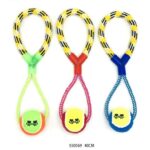 Παιχνίδι σκύλου σχοινί με μπάλα - 40cm - 12pcs - 550569 - Image 2