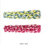 Παιχνίδι σκύλου σχοινί πλεκτό - 20cm - 12pcs - 550632 - Image 2