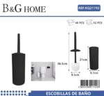 Βουρτσάκι τουαλέτας - Πιγκάλ - Black - 21792 - Image 2