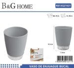 Θήκες οδοντόβουρτσας πλαστικές σε σετ 5Χ - Grey - 21621 - Image 2