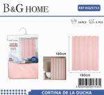 Κουρτίνα μπάνιου - Light Pink - 1.8x1.8m - 25753 - Image 2