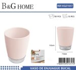 Θήκες οδοντόβουρτσας πλαστικές σε σετ 5Χ - Light Pink - 21657 - Image 2