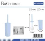 Βουρτσάκι τουαλέτας - Πιγκάλ - Light Blue - 21684 - Image 2