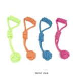 Παιχνίδι σκύλου σχοινί με μπάλα - 25cm - 12pcs - 550542 - Image 2
