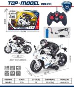 Τηλεκατευθυνόμενη μοτοσυκλέτα Police - 565-R8 - 917558 - Image 2