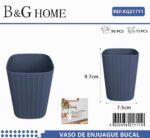 Θήκες οδοντόβουρτσας πλαστικές σε σετ 5Χ - Blue - 21711 - Image 2