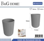 Θήκες οδοντόβουρτσας πλαστικές σε σετ 5Χ - Grey - 21615 - Image 2