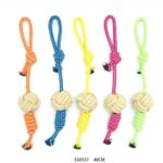 Παιχνίδι σκύλου σχοινί με μπάλα - 40cm - 12pcs - 550537 - Image 2