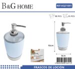 Θήκες κρεμοσάπουνου Dispenser πλαστικές - Σετ 5pcs - Light Blue - 21691 - Image 2
